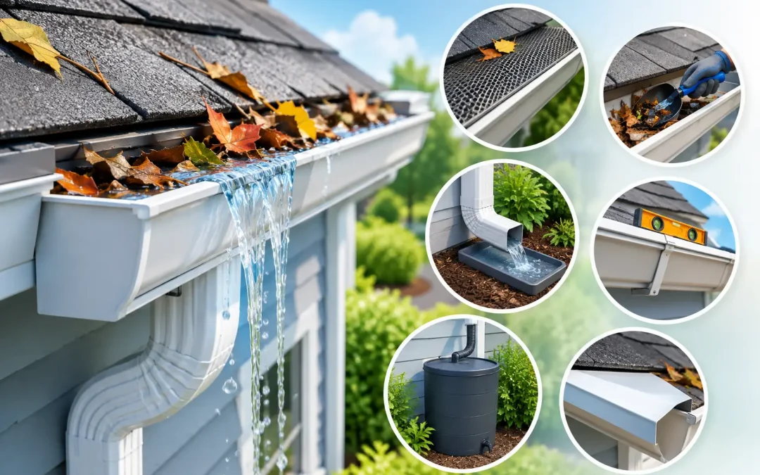 7 of the Best Ways to Stop Overflowing Gutters
