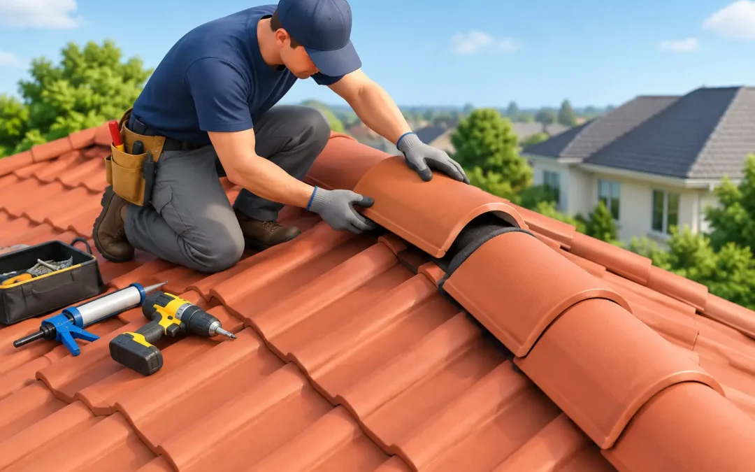 How to Repair Loose Ridge Tiles on Your Roof